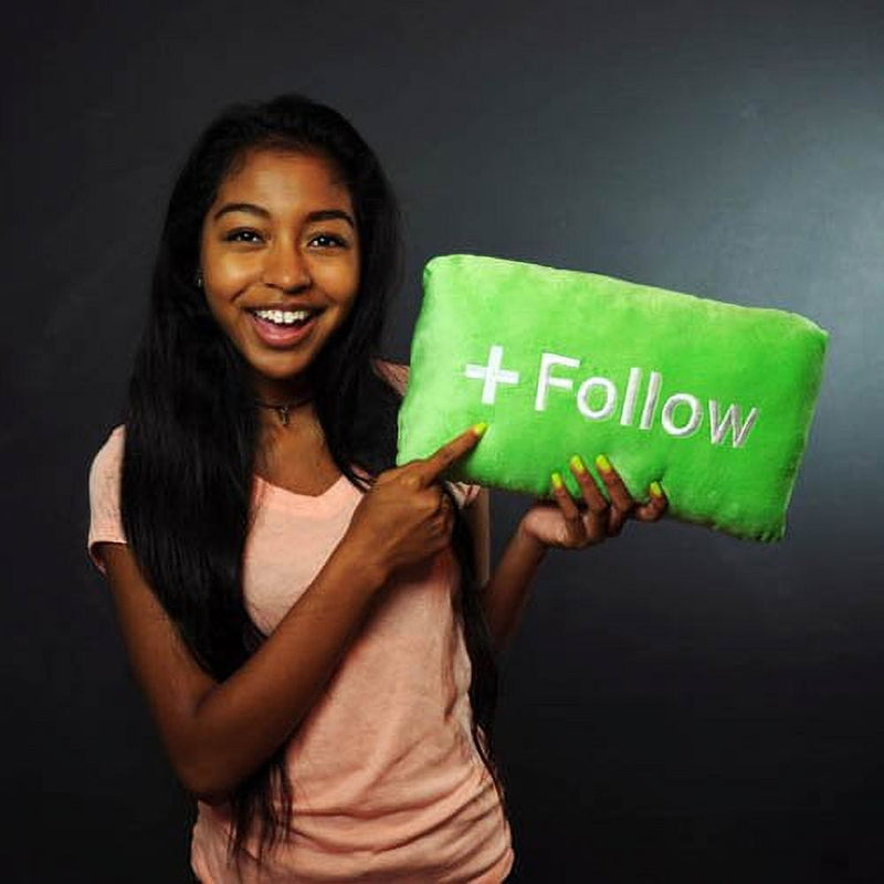 Throwboy Button Pillows - Follow