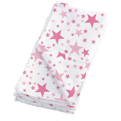 Bambino Mio Blankets/XL Muslins-Pink Stars