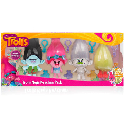 Trolls-medium Key Chain Fuzzb