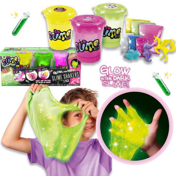 So Slime DIY Slime Shaker 3-Pack "Glow"