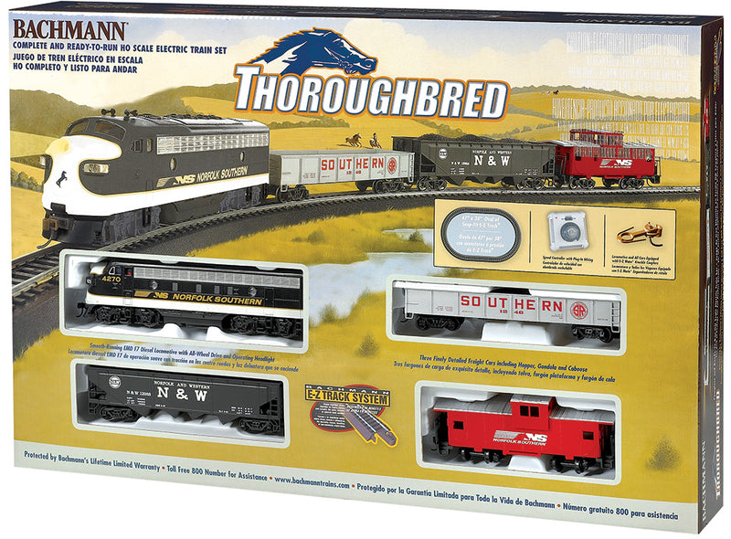 Bachmann Trains HO Scale Thoroughbred Ready To Run Electric Train Set