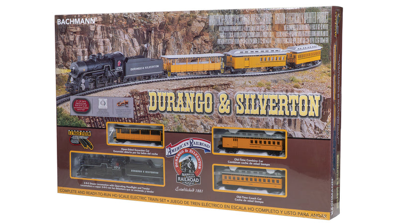 Bachmann Trains HO Scale Durango & Silverton Ready To Run Electric Powered Model Train Set