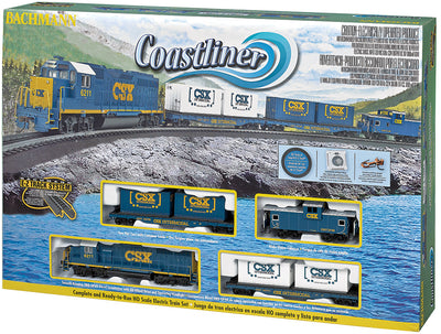 Bachmann Trains HO Scale Coastliner Ready To Run Electric Train Set
