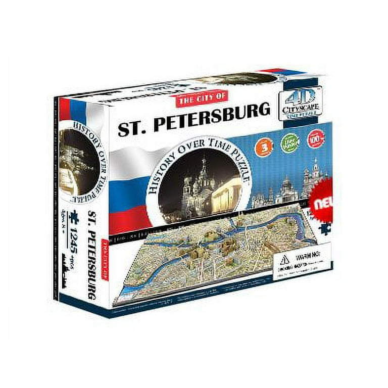4D CITYSCAPE INC. 4d Saint Petersburg, Russia Building Set for Kids