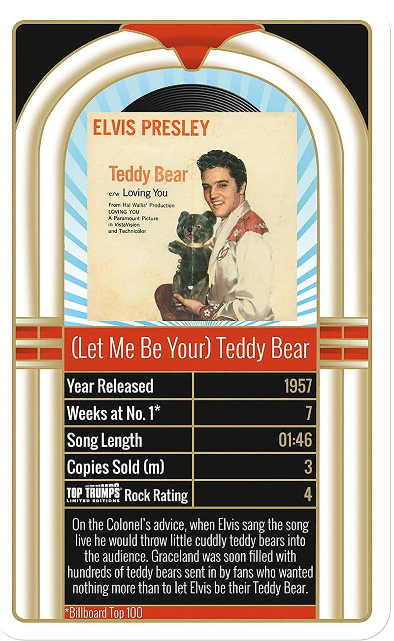 Elvis Top 30 Top Trumps