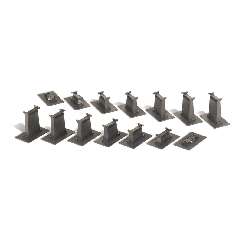 Bachmann Trains HO Scale 14 Piece E-Z Track Graduated Pier Set