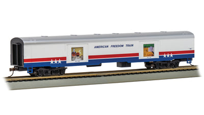 Bachmann Trains - LIMITED EDITION AMERICAN FREEDOM TRAIN CARS with LIGHTED DISPLAYS - EXHIBIT CAR #103 1816-1836 - HO Scale