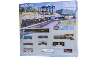 Bachmann Trains N Scale Empire Builder Ready To Run Electric Locomotive Train Set