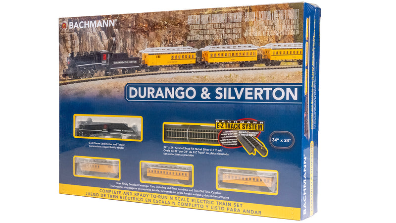 Bachmann Trains N Scale Durango & Silverton Ready To Run Electric Locomotive Train Set