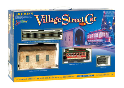 Bachmann Trains Village Streetcar Xmas Set