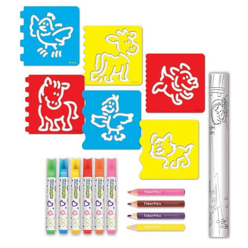 Fisher Price Little People Discovery Stencil Sets