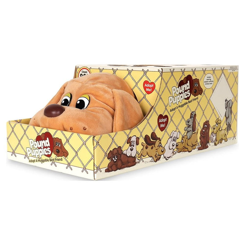 Pound Puppies Beige Stuffed Puppy Plushie