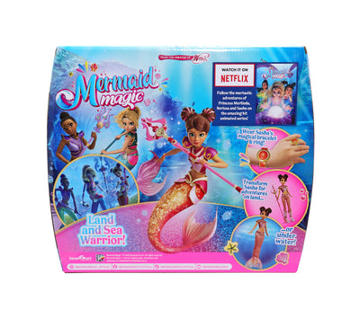 Mermaid Magic  9" Warrior Transformation Doll  - Sasha