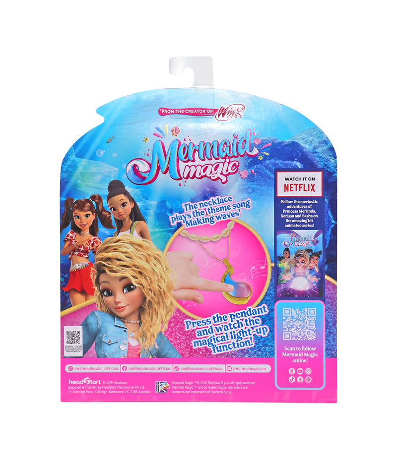 Mermaid Magic Light Up Musical Necklace