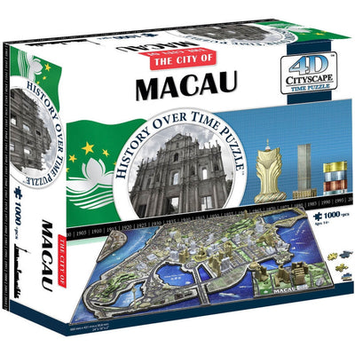 4d Cityscape Macau, China Jigsaw Puzzle