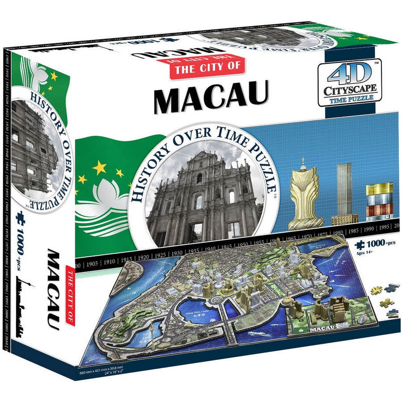 4d Cityscape Macau, China Jigsaw Puzzle
