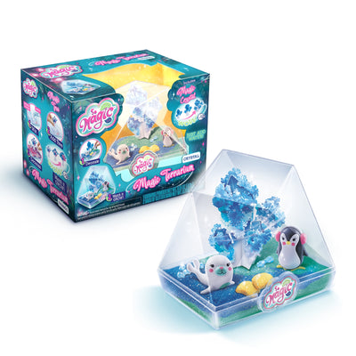 So Magic DIY Med Magic Terrarium Kit CRYSTA Geo-Shape with Magic Tree & Glittery Decorations for Kids Ages 8+