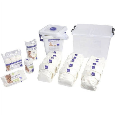 Bambino Mio Prem Birth To Potty Set, White