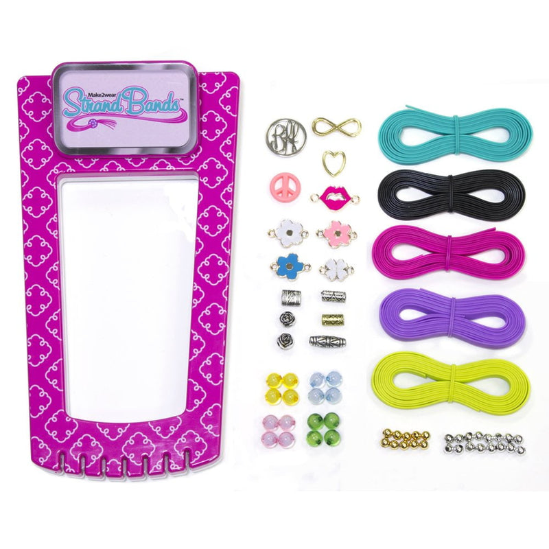Strand Bands Cotton Candy Designer Set Create Your Own Fashion Accessories (62 Pieces)
