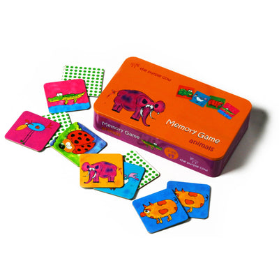 Purple Cow Animal Memo Game Memory Game