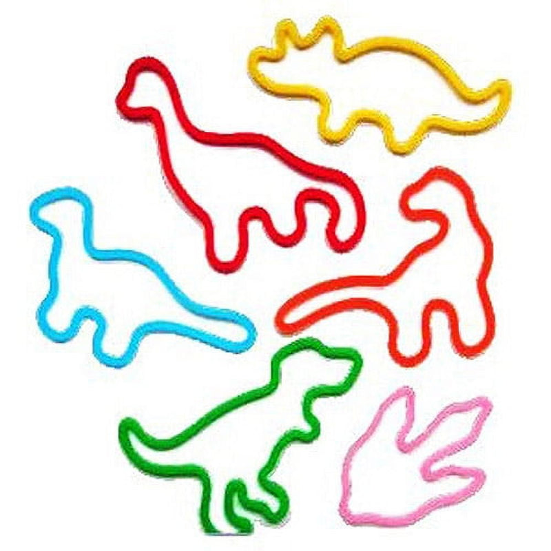 Silly Bandz Dinosaurs - 48 Ct