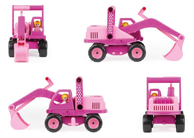 Lena Eco Toy Excavator- Pink