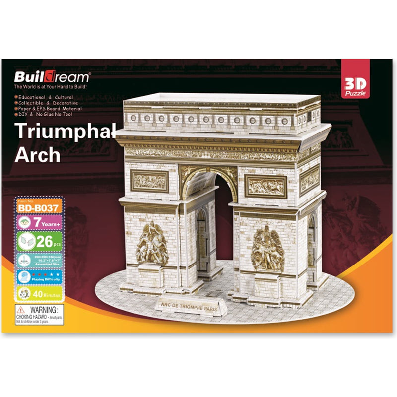 Buildream Arc de Triomphe 3D Puzzle