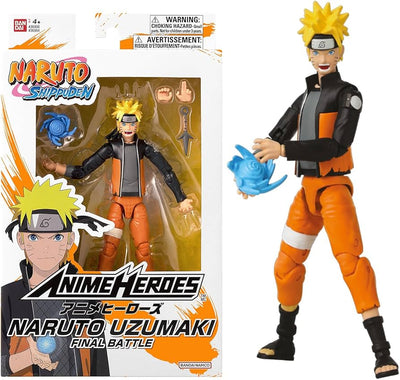 Bandai - Naruto- Anime Heroes - Sasuke Taka Action Figure   - Collectibles
