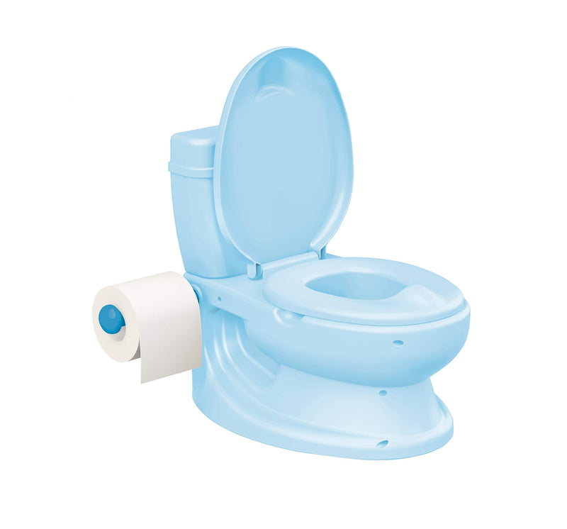 Toylet Potty Training Toilet with Comfy Potty Training Seat Cover, Tank Storage & Paper Roll Holder is A Training Potty for Girls & Boys - Potty Chair (BLUE) by KsmToys