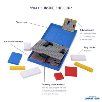 Mondrian Blocks - Blue Edition