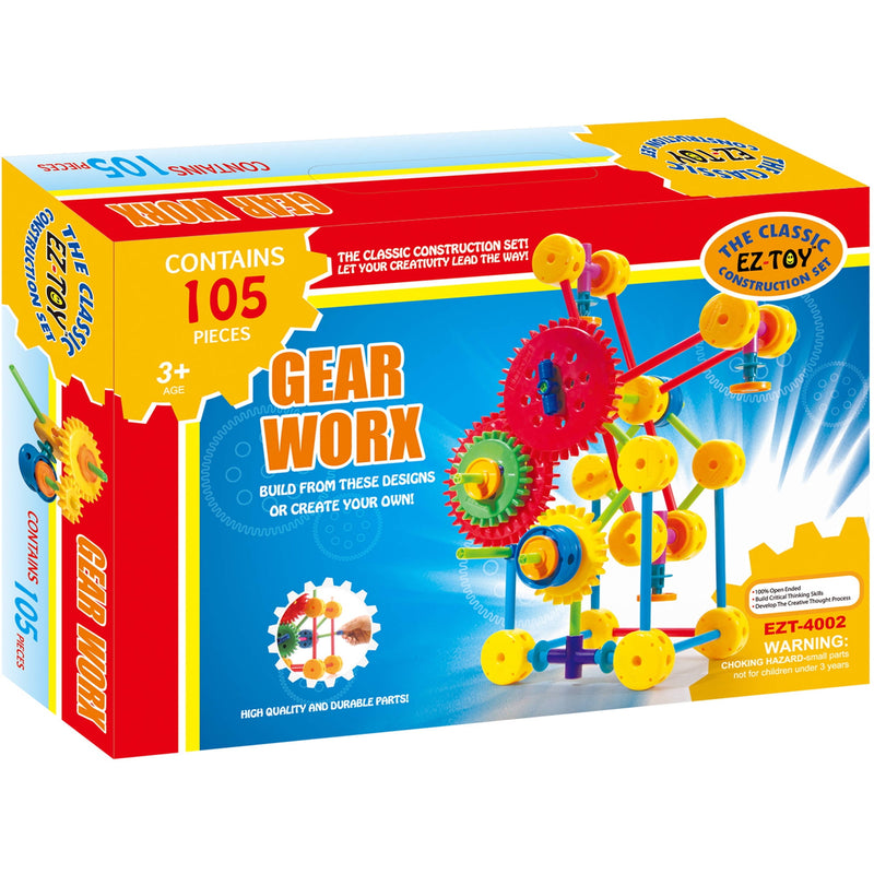 TOOBEEZ Ez-toy Gear Worx Mechanical Building Set