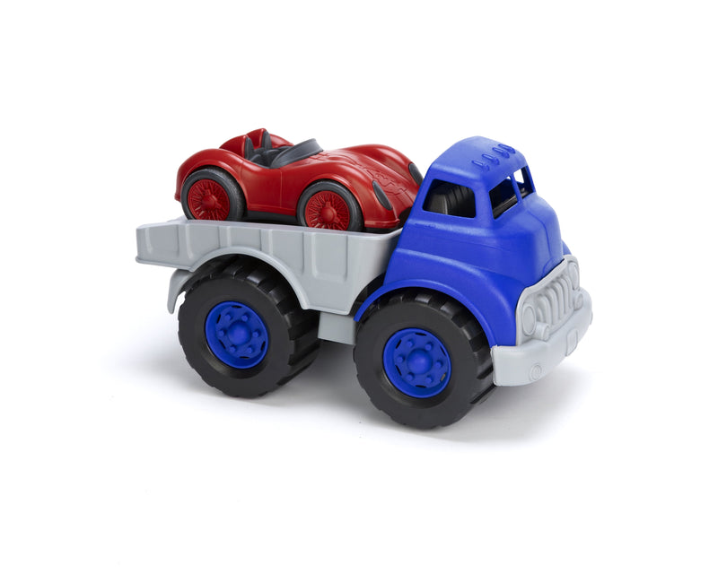 Green Toys Flatbed Truck & Race Car