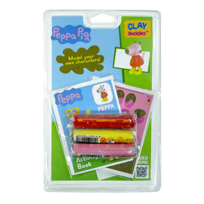GIROMAX Peppa Pig Clay Buddies – Create & Mold Character Modeling Clay Kit