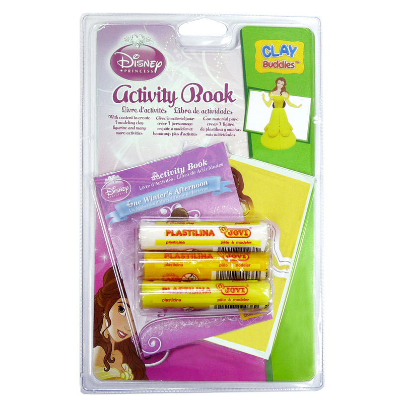 GIROMAX Disney Princess Clay Buddies – Belle Character Modeling Clay Kit