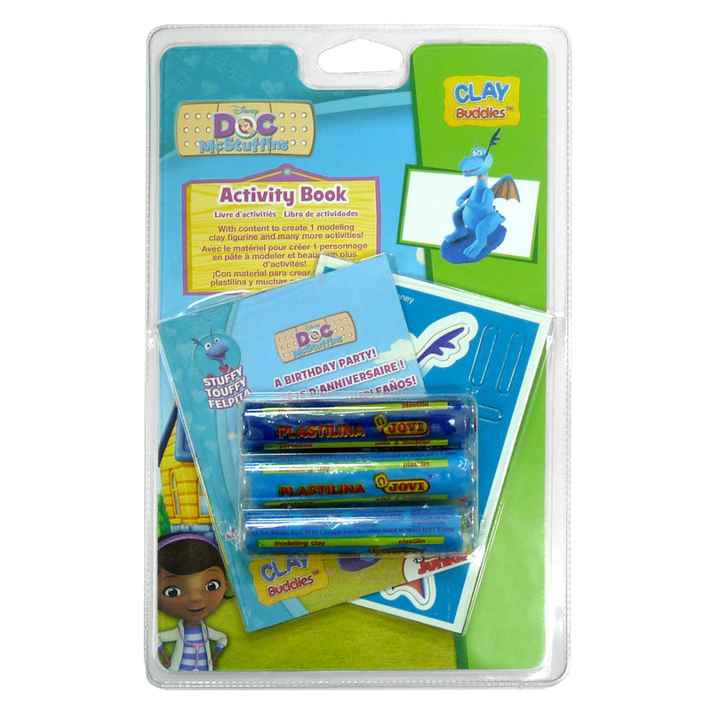 GIROMAX Disney Doc McStuffins Clay Buddies – Create & Mold Character Modeling Clay Kit