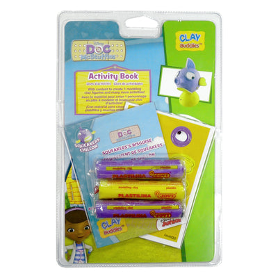 GIROMAX Disney Doc McStuffins Clay Buddies – Create & Mold Character Modeling Clay Kit