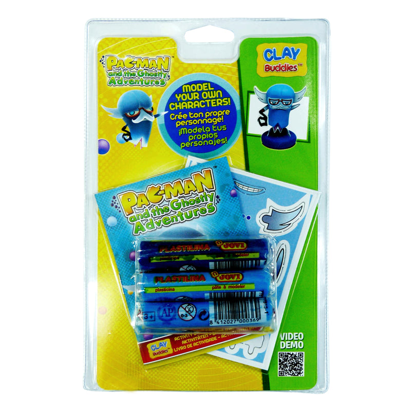 GIROMAX Pac-Man Clay Buddies – Dr. Buttocks Character Modeling Clay Kit