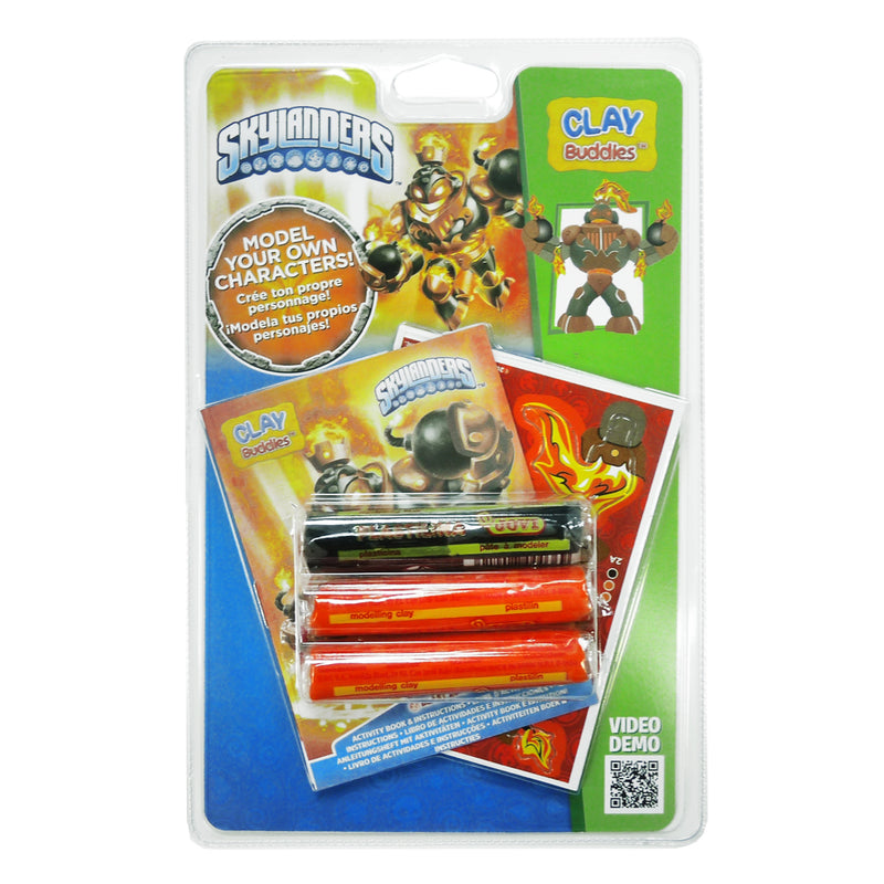 GIROMAX Skylanders Clay Buddies – Blast Zone Character Modeling Clay Kit