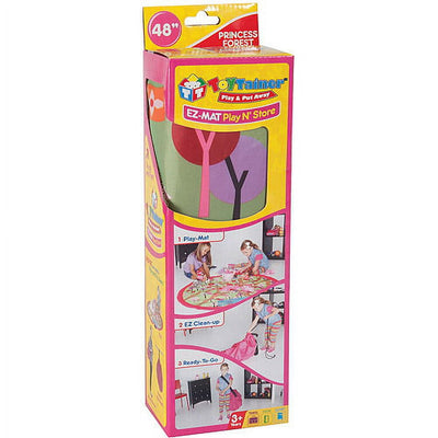 Toytainer EZ-Mat Play-N-Store Girls Cinch Mat Storage with Carry Strap