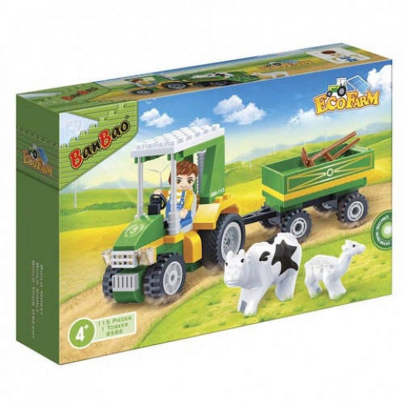 BanBao Tractor With Tools (115pcs) Building Set for Kids