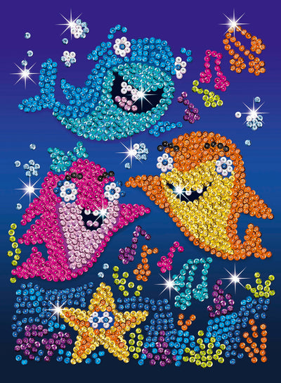 Sequin Art BABY SHARKS