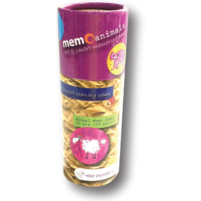 Purple Cow Memo Animals Memory Game