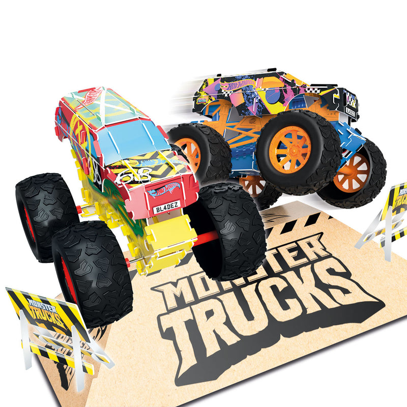 Hot Wheels Monster Trucks Crash Zone Twin Pack