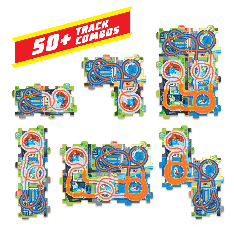 Hot Wheels Motorised Track Playset (6pcs)