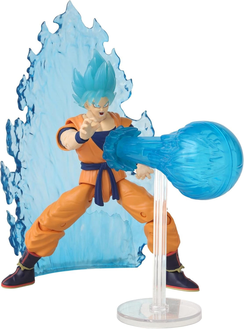 Dragon Stars Series - Dragon Ball Super - Super Saiyan Blue Goku, Power Up Pack 6.5" Action Figure Set