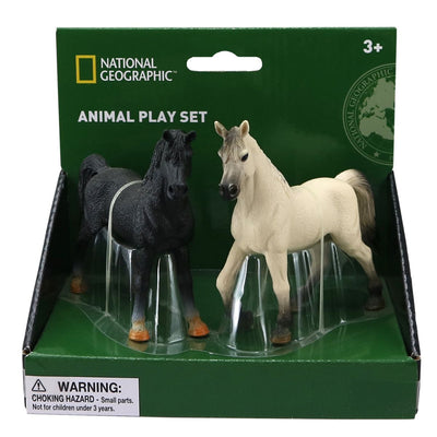 National Geographic Horses Figurines, 2 pieces