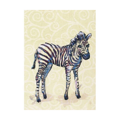 Oopsy Daisy's Zebra Baby Canvas Wall Art - Size 10x14