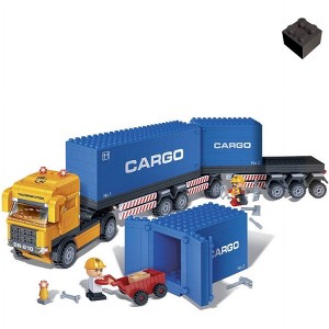 BanBao Cargo Truck Building Kit STEM Toy (562 pcs) Building Set for Kids