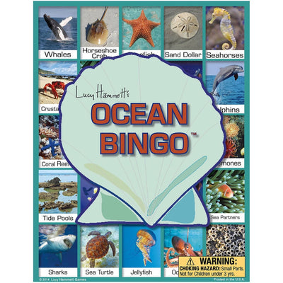 Lucy Hammett Ocean Bingo Game Marine Life Fun for Kids and Classrooms
