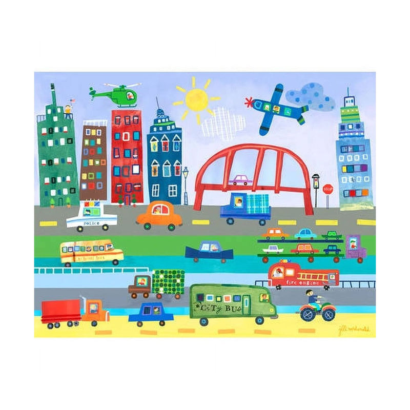 Oopsy Daisy's Moving Canvas Wall Art - Size 18x14